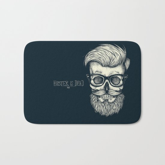 Hipster is Dead II Bath Mat