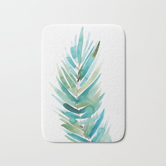 Palm leaf Bath Mat