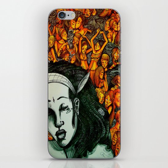 Figures in the dark iPhone & iPod Skin
