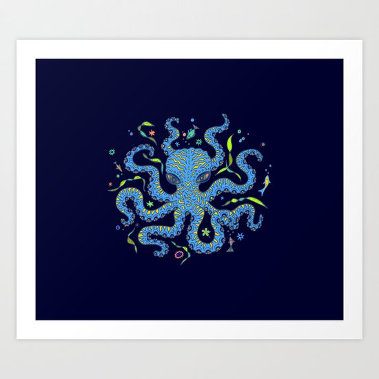 Octopus Art Print
