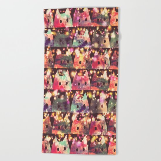 gorgeous cats-308 Beach Towel