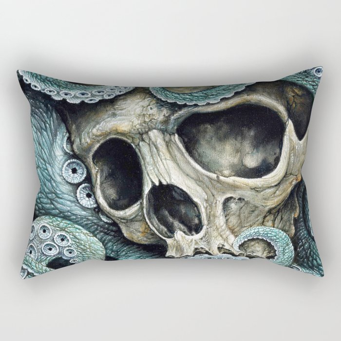 Please my love, don't die so far from the sea... Rectangular Pillow