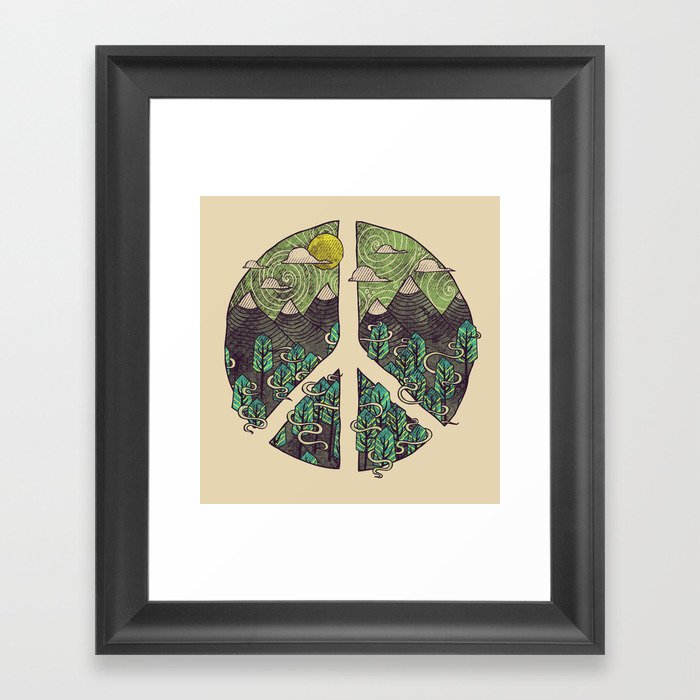 Peaceful Landscape Framed Art Print