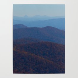 The Blue Ridge Parkway Mountains NC #2, Fine Art Landscape Photography Poster