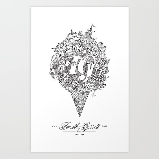 TG - Cone Art Print