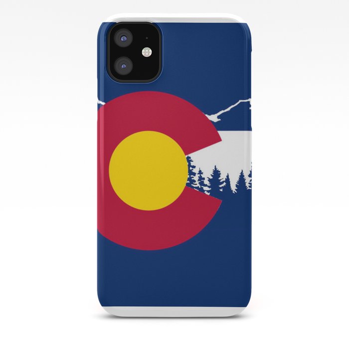 Colorado flag iPhone Case