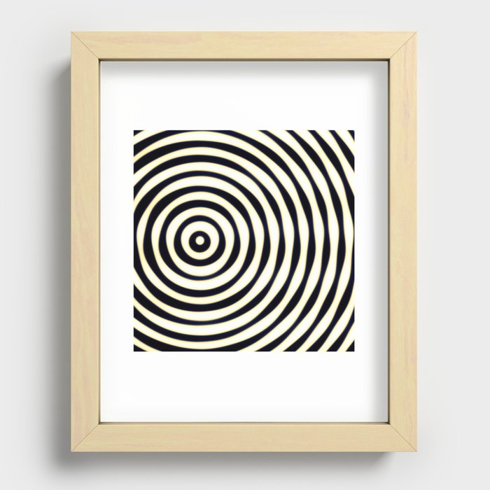 Imperfect Circles Recessed Framed Print