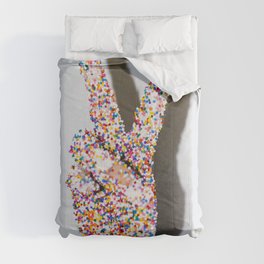 Peace, Love, and Sprinkles Comforter