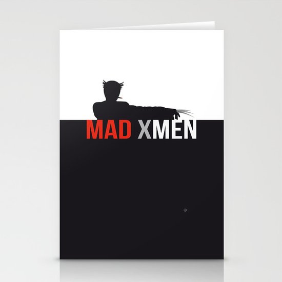 MAD X MEN Stationery Cards