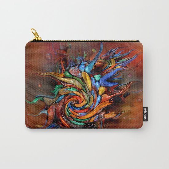 Abstract wash Carry-All Pouch