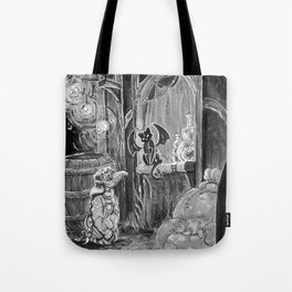 Alice meets the Winged Beast Tote Bag