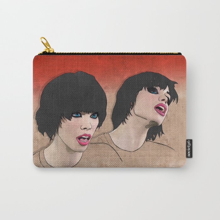 Alice Glass 2 transparent Carry-All Pouch