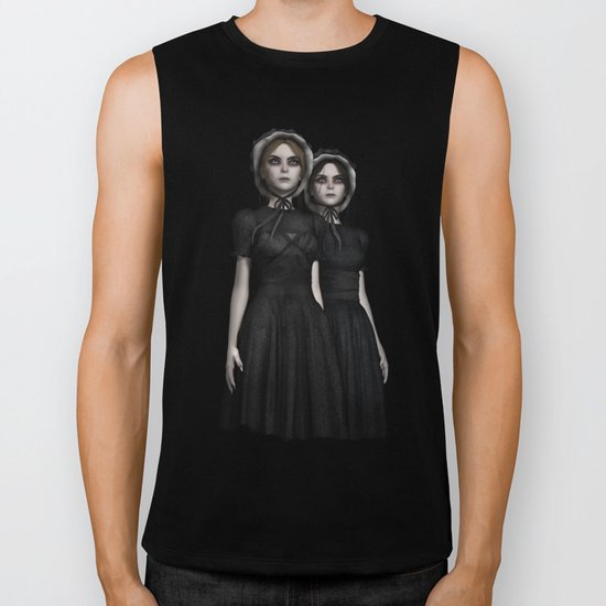 Deadly Halloween Twins – They are coming Biker Tank