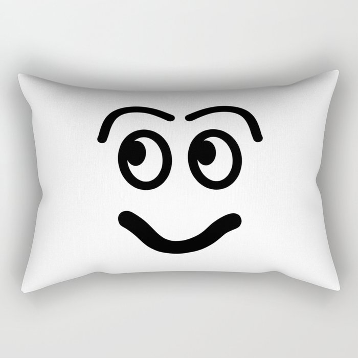 Funny face - smile. Rectangular Pillow