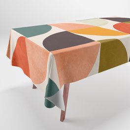 bauhaus mid century geometric shapes 9 Tablecloth | Color, Geometric, Spring, Nordic, Home, Geometry, Pattern, Curated, Century, Summer 