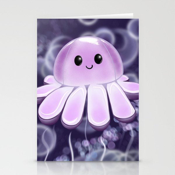 Happy octopus  Stationery Cards