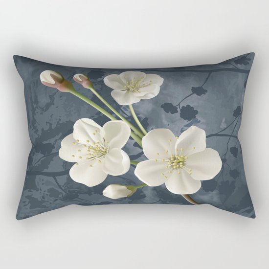 It blooms my cherry tree Rectangular Pillow
