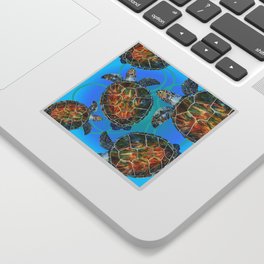 Turtle sea Sticker