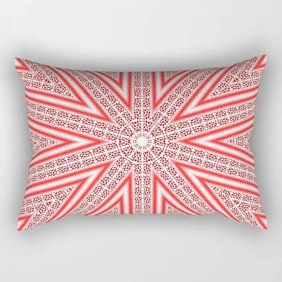 Kaleidoscope Heart Pattern Rectangular Pillow