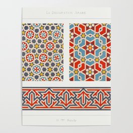 La Decoration Arabe, plate no. 77 Poster