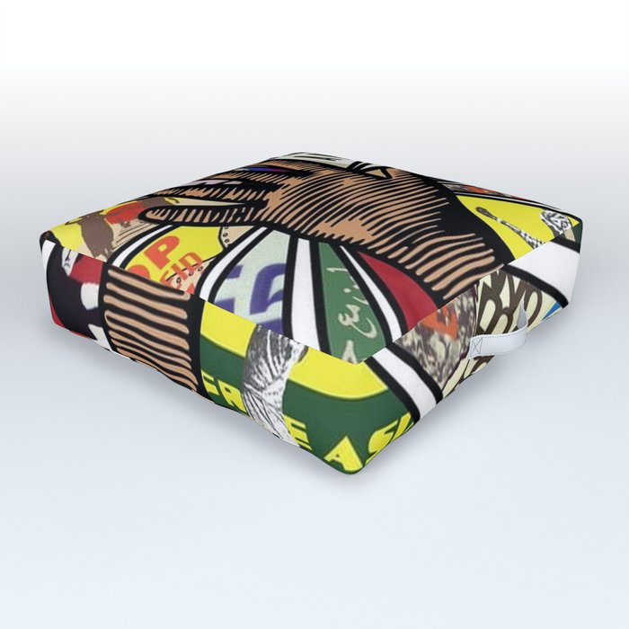 African American Center for Civil and Human Rights Mural photograph / photography  Outdoor Floor Cushion