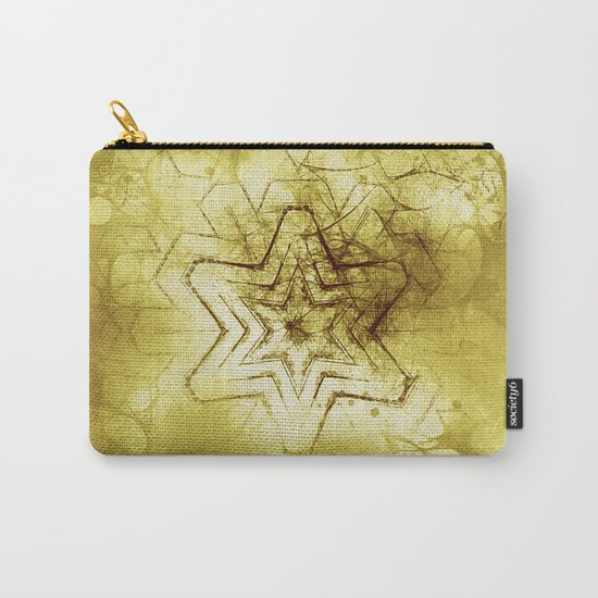 Star mandala in gold Carry-All Pouch