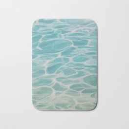 Connected - water painting Bath Mat | Painting, Swimmingpool, Pool, Swimmer, Summertime, Swim, Vacation, Summer, Water, Swimming 