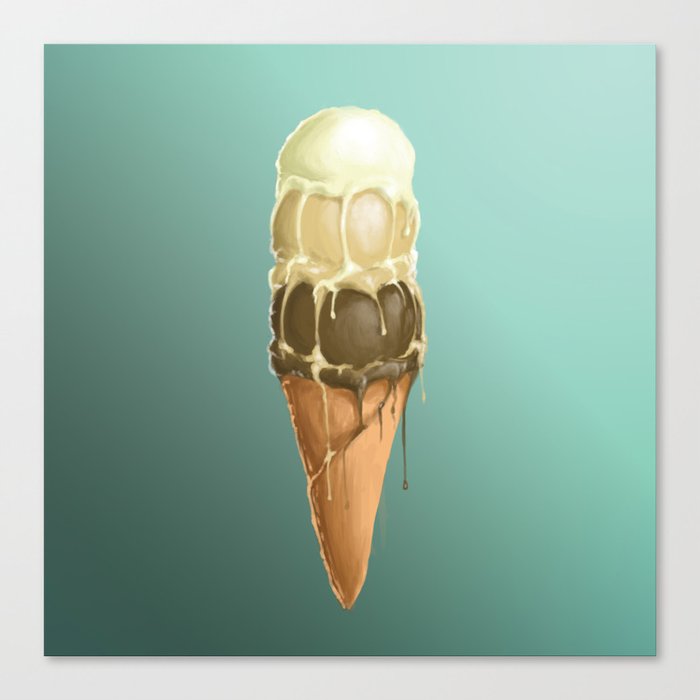 French Vanilla Butter Pecan Chocolate Deluxe Canvas Print By Brianreale Society6