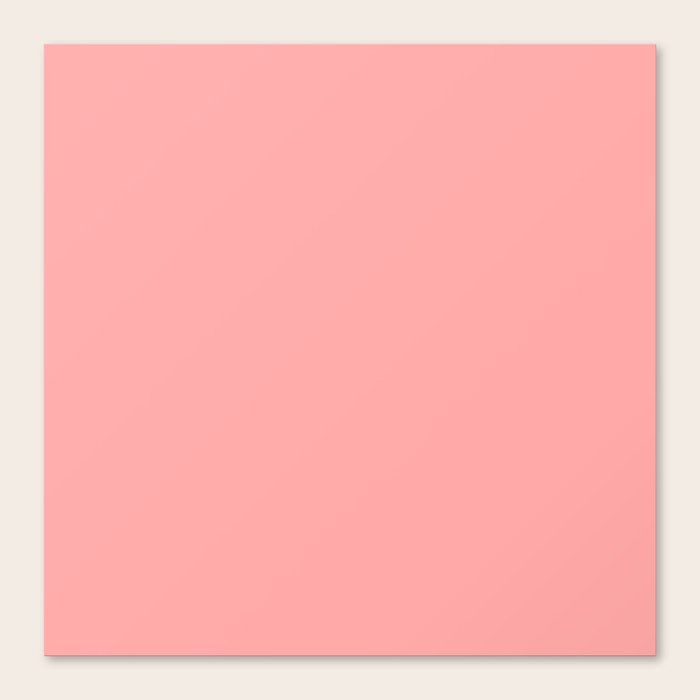 Plain Coral Pink Summer Color Mix Match With Simplicity Of Life Canvas Print By Art By Simplicity Of Life Society6