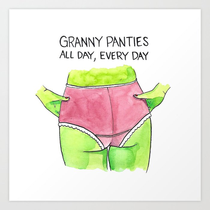 Grannies in panties