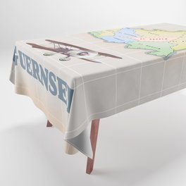 Guernsey Retro map Tablecloth