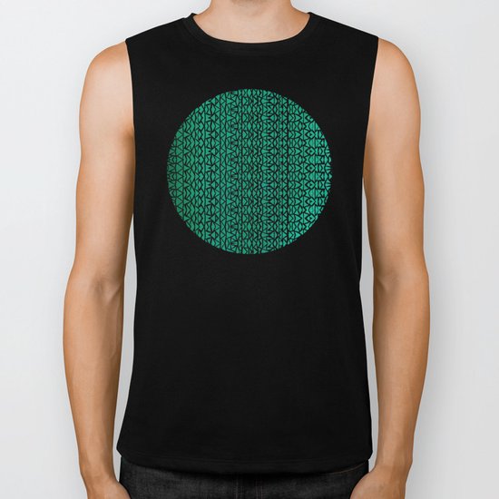 Tribal Forest Biker Tank