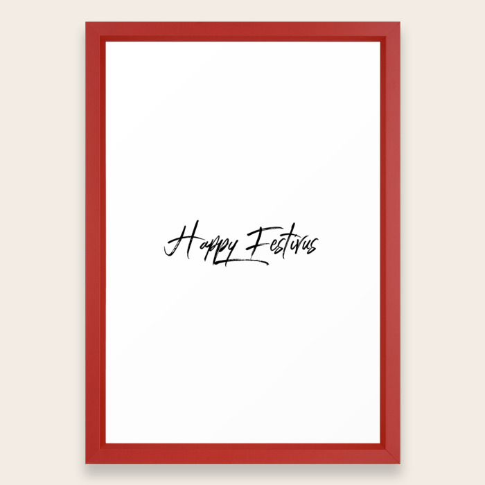 Happy Festivus Framed Art Print By Montsergirl Society6