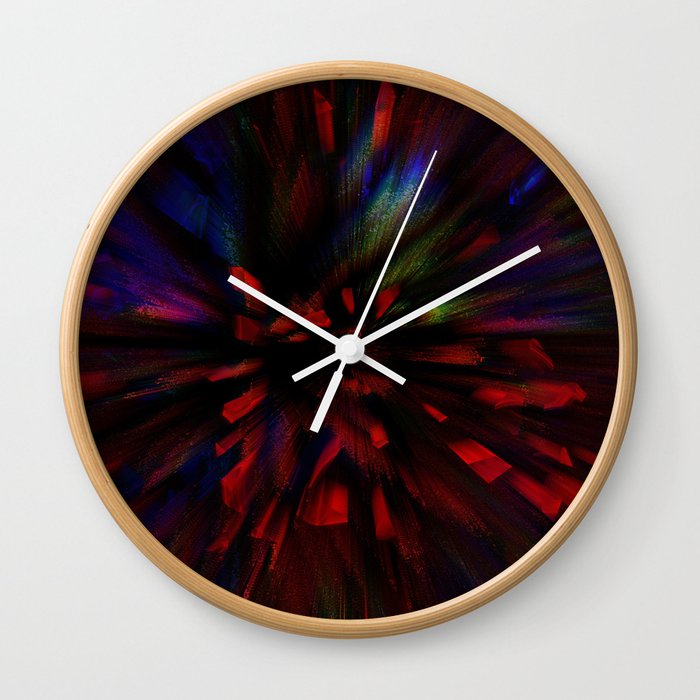 Digital motion glitch Wall Clock