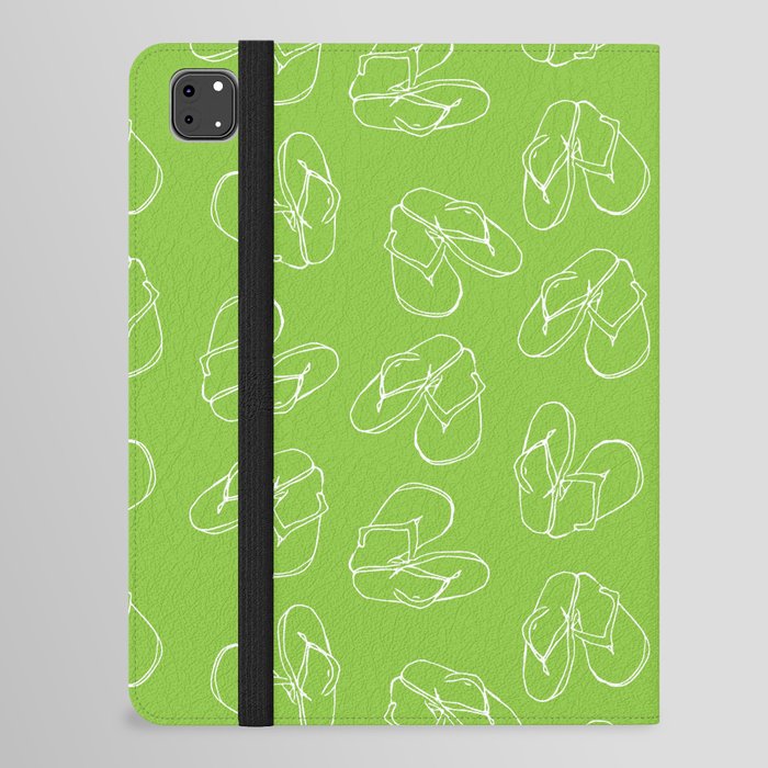 Flip Flops Lime iPad Folio Case