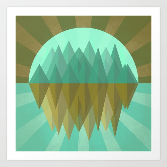 Rocks rock Art Print