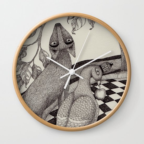 The Golden Apples (1) Wall Clock