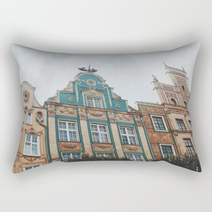 A day in Gdansk Rectangular Pillow