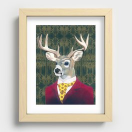Deer Mr. Eastman Recessed Framed Print
