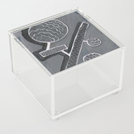 Abstract Mechanics Dark Acrylic Box