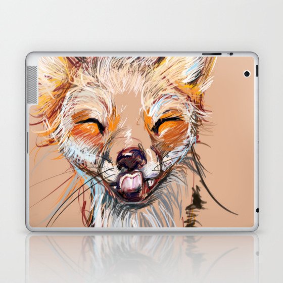 Happy Fox Laptop & iPad Skin