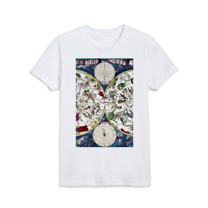 Map of the zodiac year 1670 Kids T Shirt