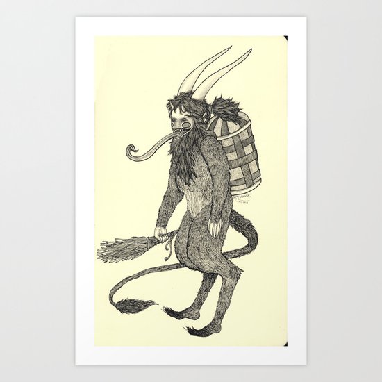 Krampus Art Print