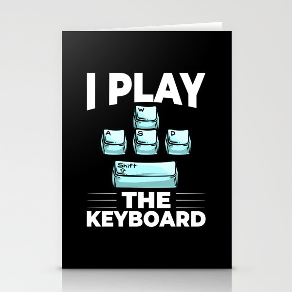 WASD Gaming Keyboard Keycap Player Stationery Cards
