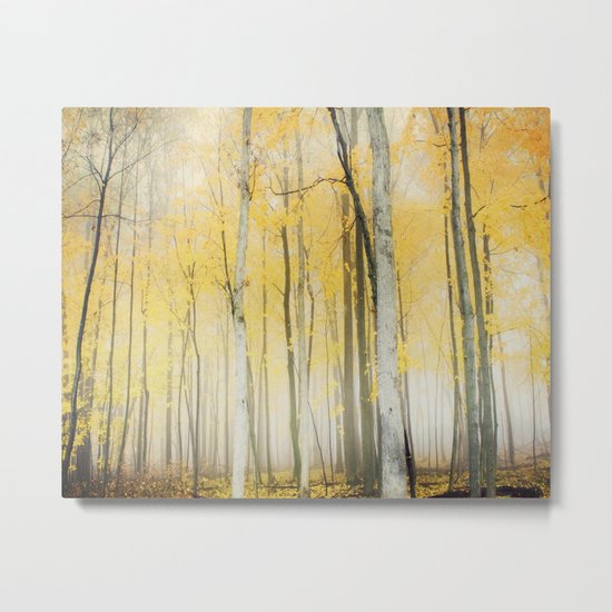 Yellow Metal Print
