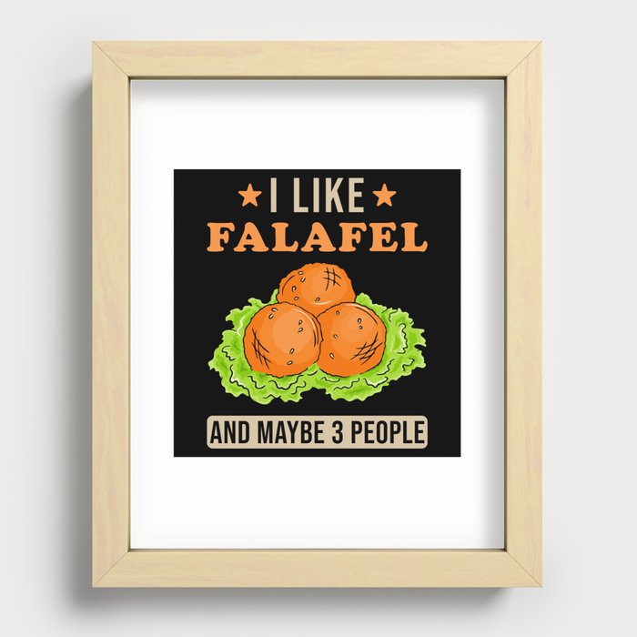 Falafel Recessed Framed Print