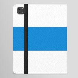 New Russian Anti-War Protest Flag 2022 White Blue White iPad Folio Case
