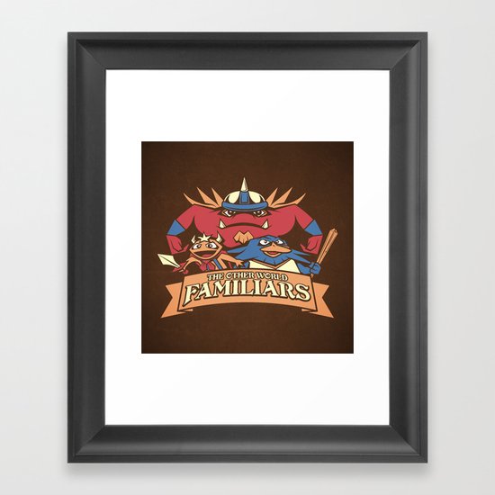 The Other World Familiars Framed Art Print