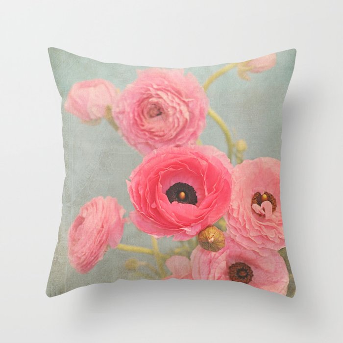 Vintage Romance Throw Pillow by Lisa Argyropoulos Society6