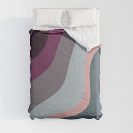 Swirl pattern modern abstract color Comforter